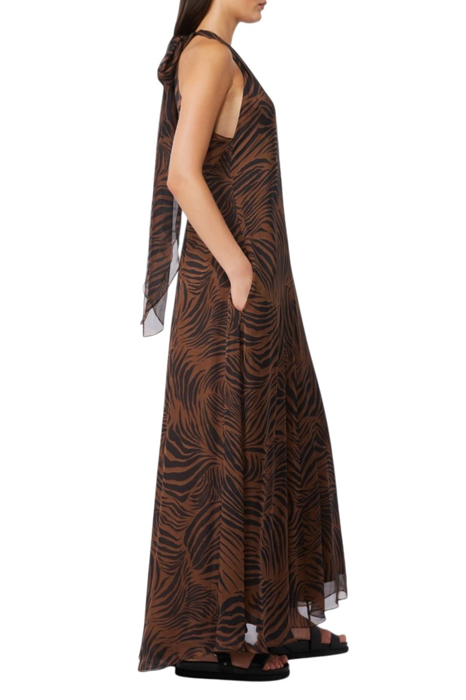 Женский Max Mara Платье SALICE из шелка (цвет ), артикул 2616221092 | Фото 3