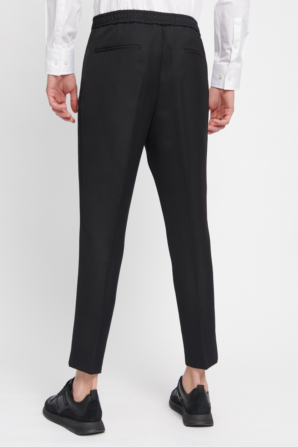 Мужской BOSS Зауженные брюки Peyson из смесовой шерсти (цвет ), артикул 50445874 | Фото 4