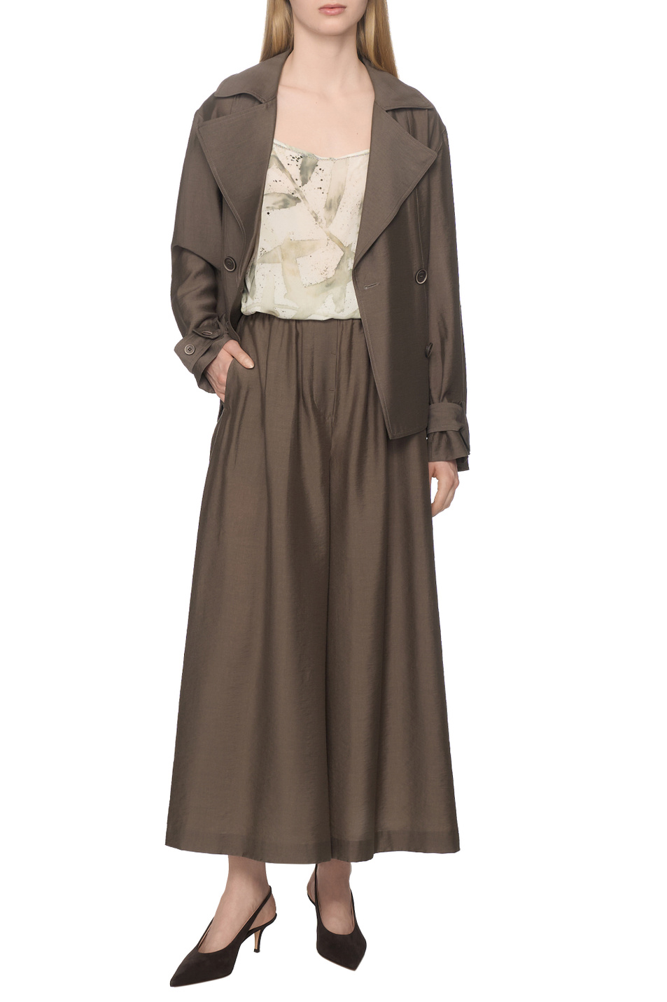 Женский Peserico Топ с цветочным принтом (цвет ), артикул E08421D-04739 | Фото 3