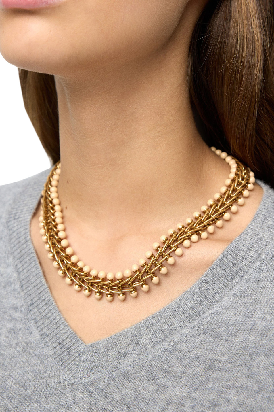 Женский Parfois Ожерелье из переплетенных звеньев (цвет ), артикул 242492 | Фото 2