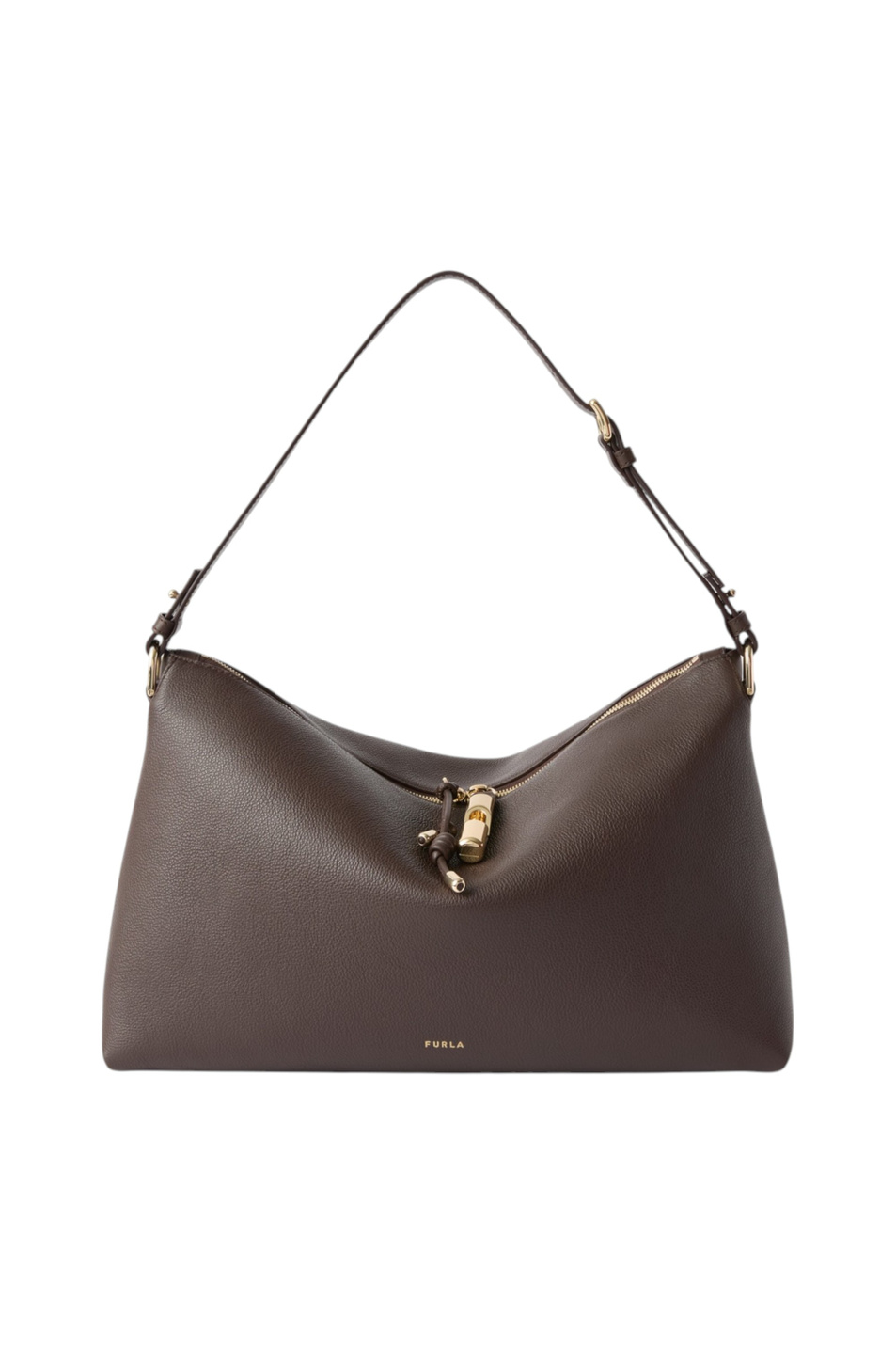 Сумка DEBBY M из натуральной кожи|Основной цвет:Коричневый Женский Furla Сумка DEBBY M из натуральной кожи (цвет ), артикул WB02006-BX3353 | Фото 1