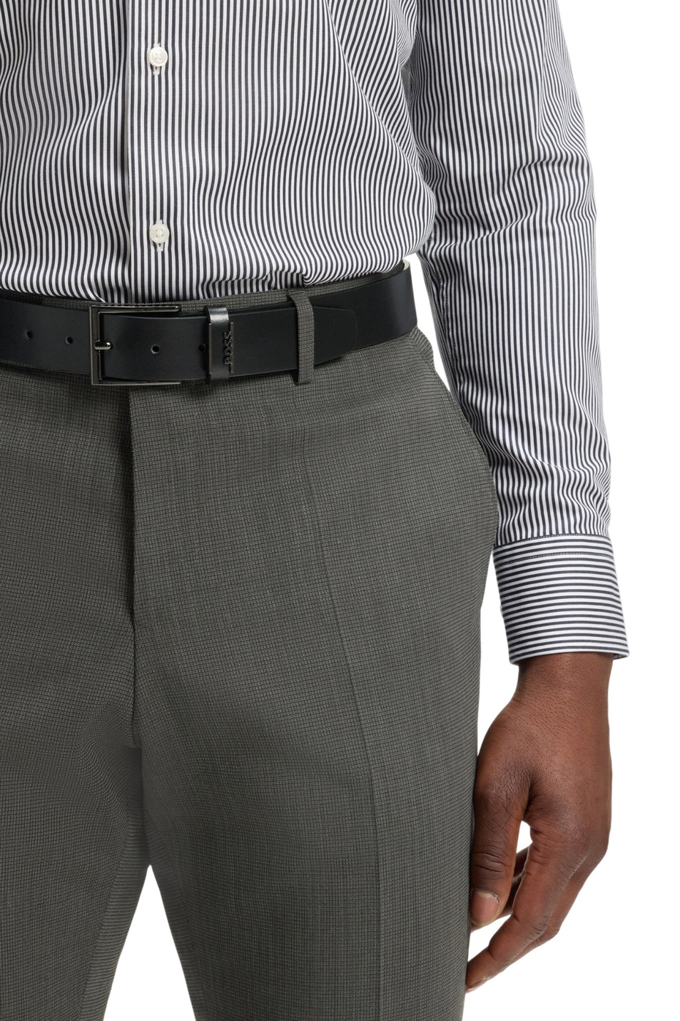 Мужской BOSS Ремень Cole из натуральной кожи (цвет ), артикул 50491852 | Фото 3