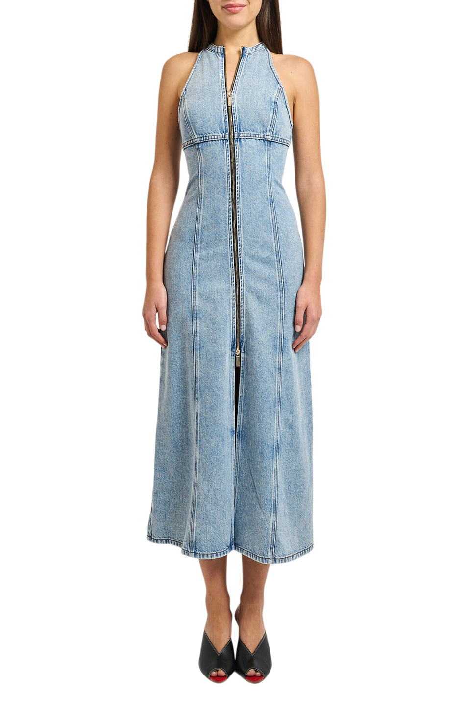 Женский Armani Exchange Платье джинсовое из смесового хлопка (цвет ), артикул XW002261-AF21338 | Фото 3