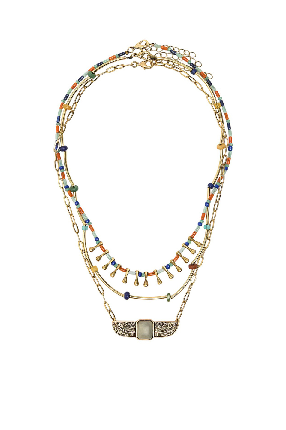 Ожерелье в комплекте из 3 шт|Основной цвет:Разноцветный Женский Parfois Ожерелье в комплекте из 3 шт (цвет ), артикул 237366 | Фото 1