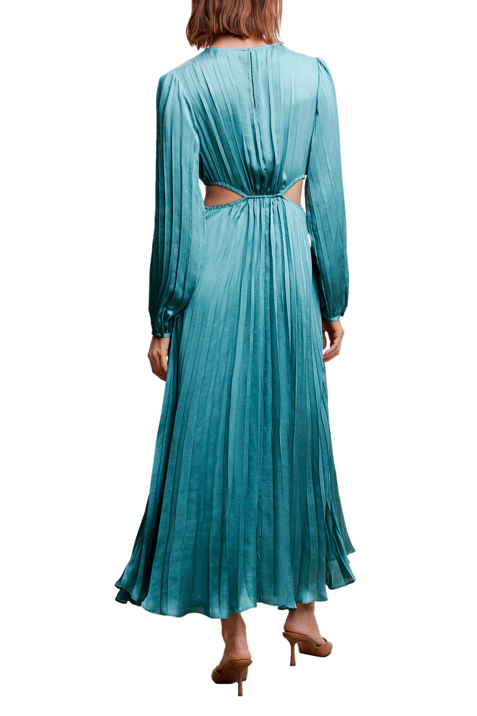 Женский Mango Платье плиссированное SIMONA с разрезами (цвет ), артикул 47045857 | Фото 3
