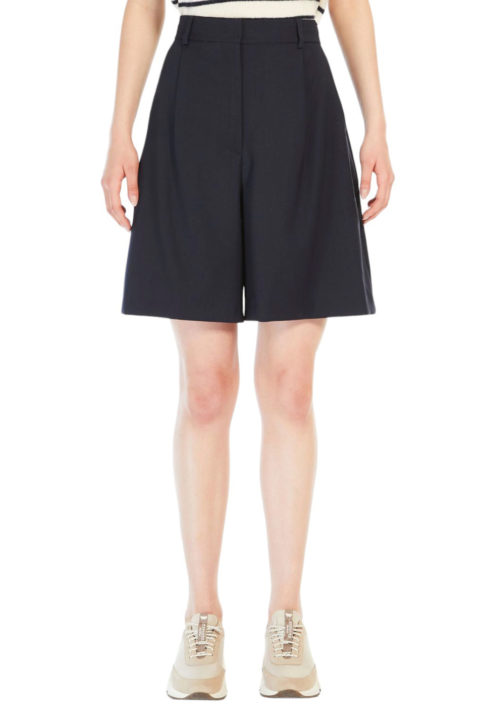 Женский Weekend Max Mara Шорты BELBO из натуральной шерсти (цвет ), артикул 2425146021 | Фото 3
