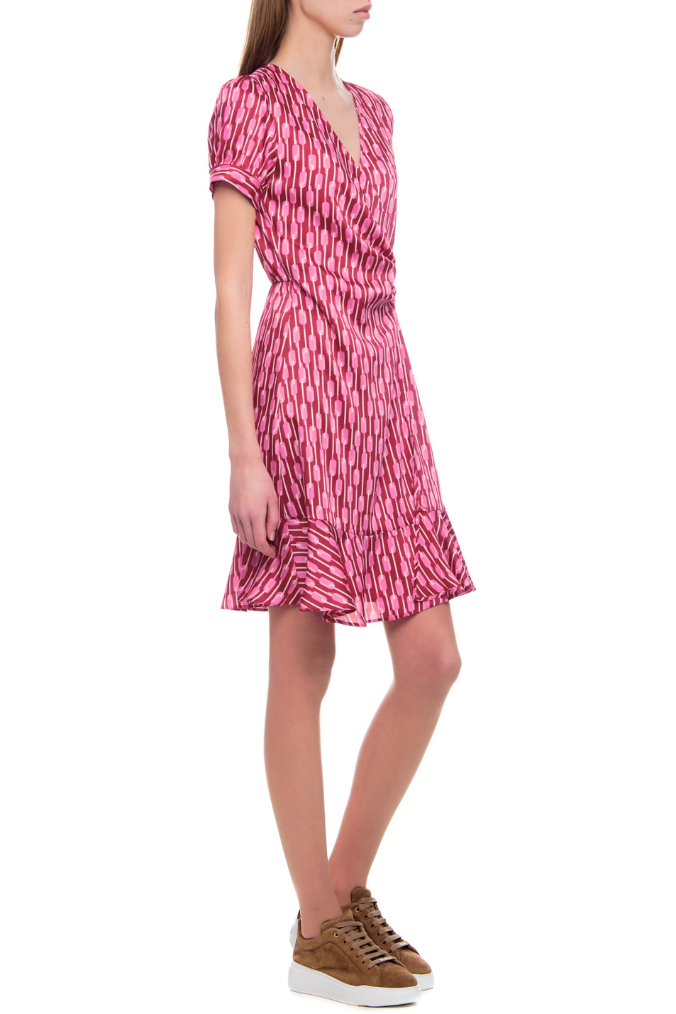 Женский iBLUES Платье SANDRO с запахом (цвет ), артикул 2372210531 | Фото 4