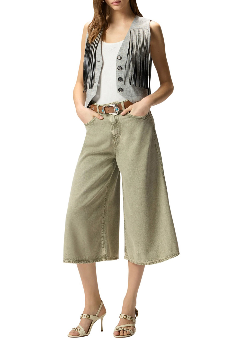 Женский Pinko Топ с логотипом (цвет ), артикул 100807A338 | Фото 3