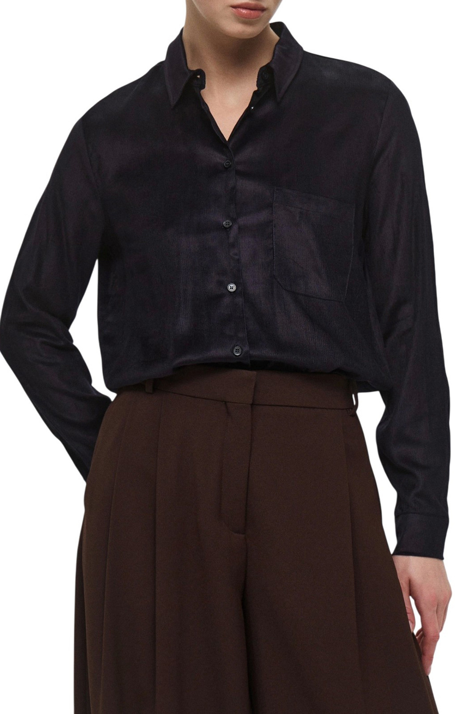 Женский Emme Marella Блузка ORMA с накладным карманом (цвет ), артикул 2525116191 | Фото 4