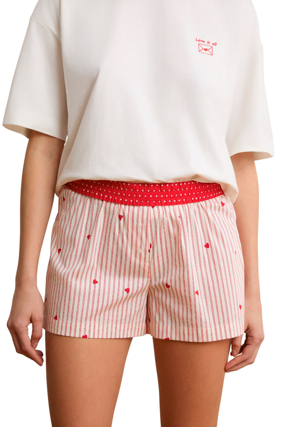 Женский Etam Шорты BOYFRIEND из смесового хлопка (цвет ), артикул 6557582 | Фото 1