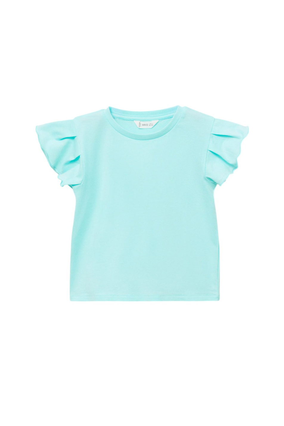 Девочкам Mango Kids Футболка SOFTB с оборкой (цвет ), артикул 87007705 | Фото 1