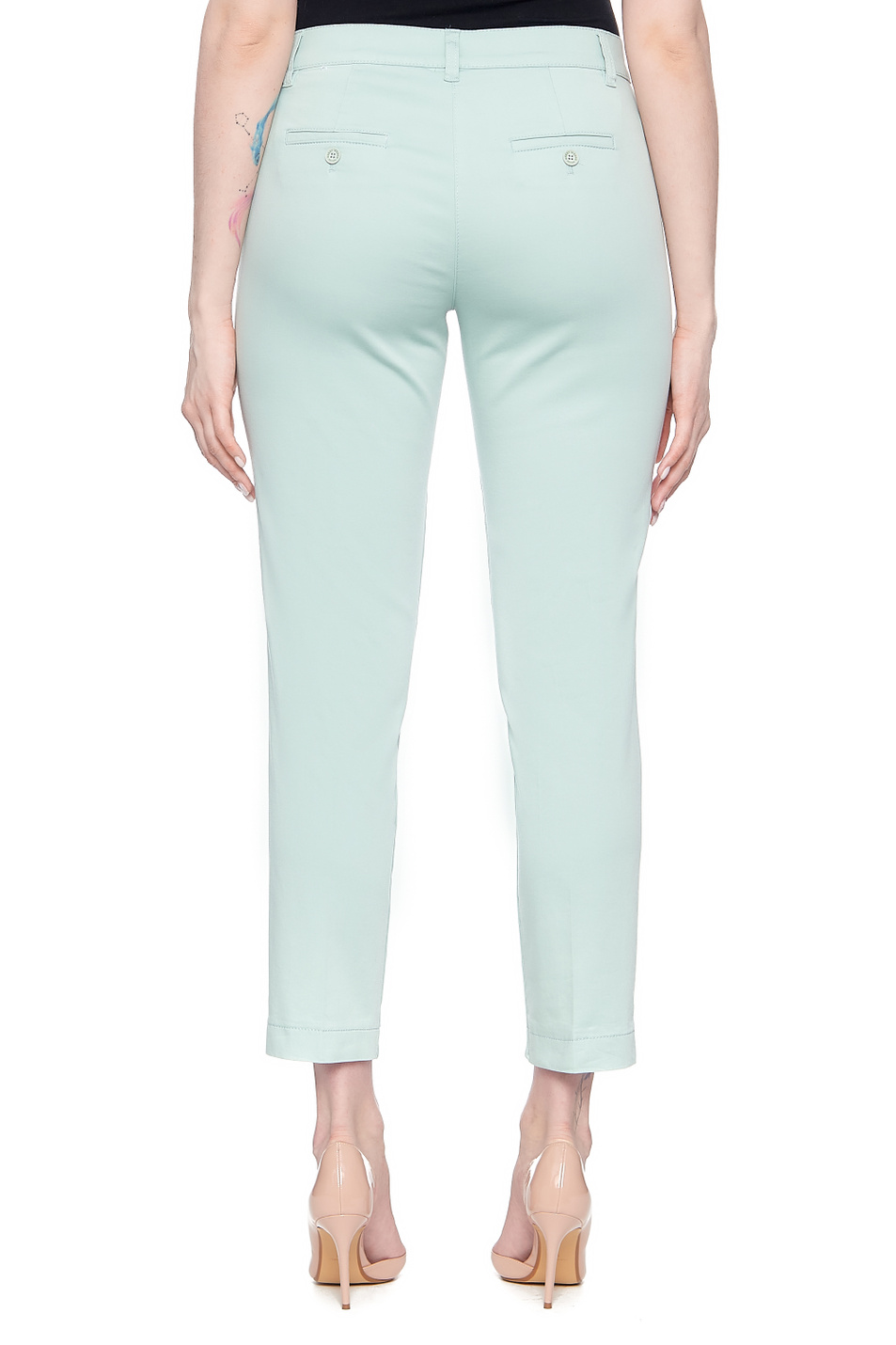 Женский Gerry Weber Укороченные брюки из смесового хлопка (цвет ), артикул 422043-67605-Citystyle | Фото 3