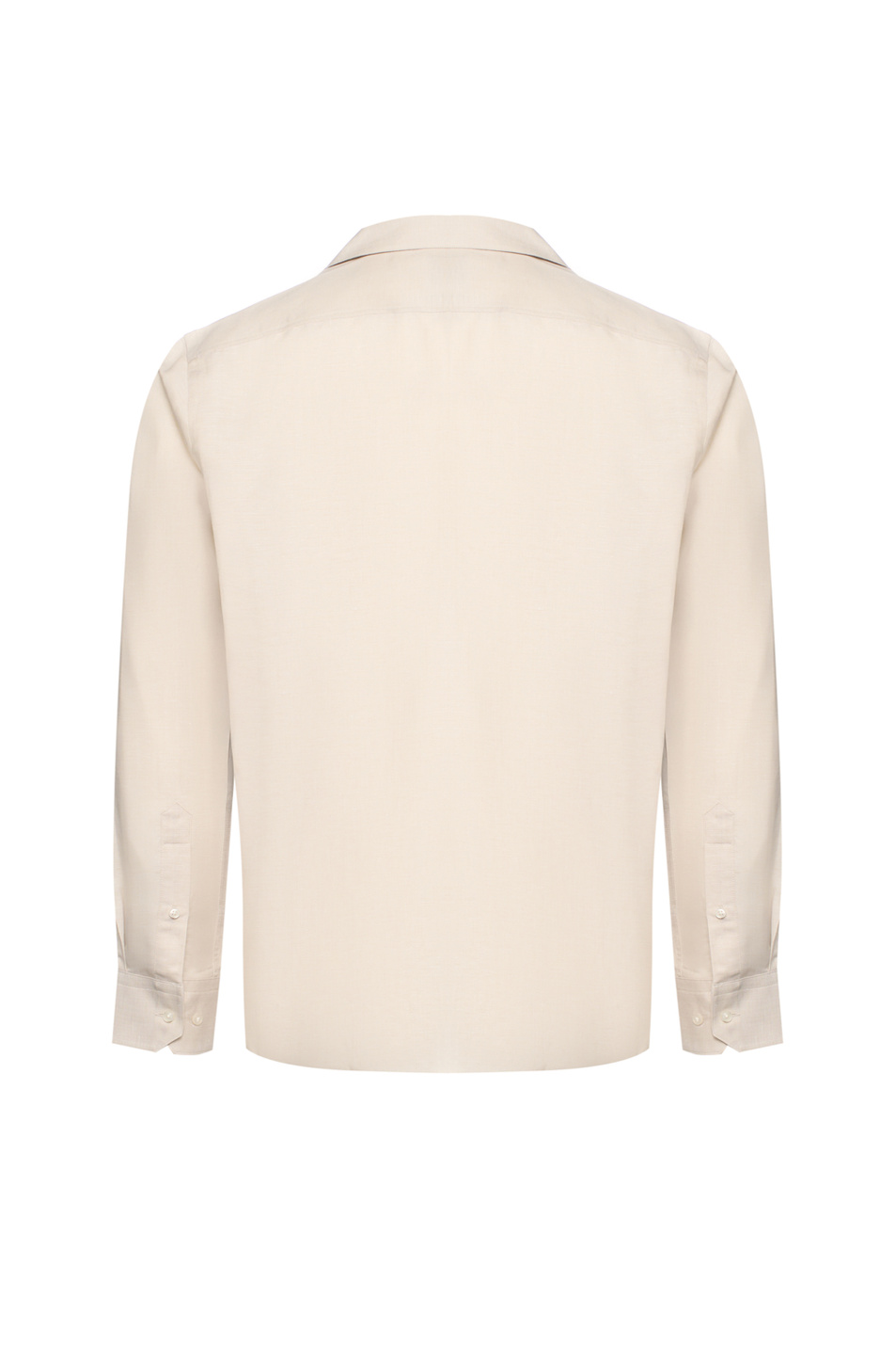 Рубашка из смесового льна|Основной цвет:Бежевый Мужской BOSS Рубашка из смесового льна (цвет ), артикул 50561616 | Фото 2