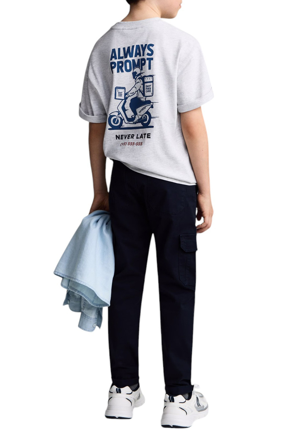 Мальчикам Mango Kids Футболка FAST из смесового хлопка (цвет ), артикул 87035139 | Фото 4