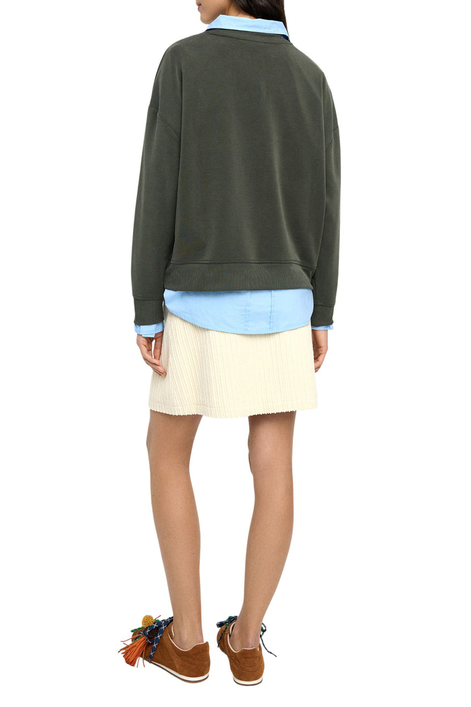 Женский Parfois Свитшот однотонный (цвет ), артикул 241922 | Фото 4