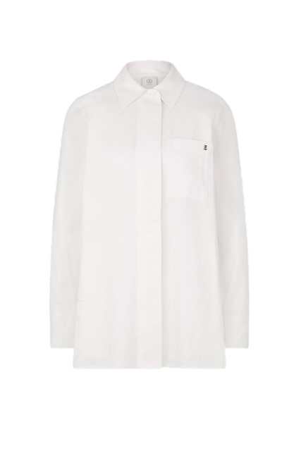 Рубашка однотонная RIA|Основной цвет:Белый|Артикул:56157884 | Фото 1