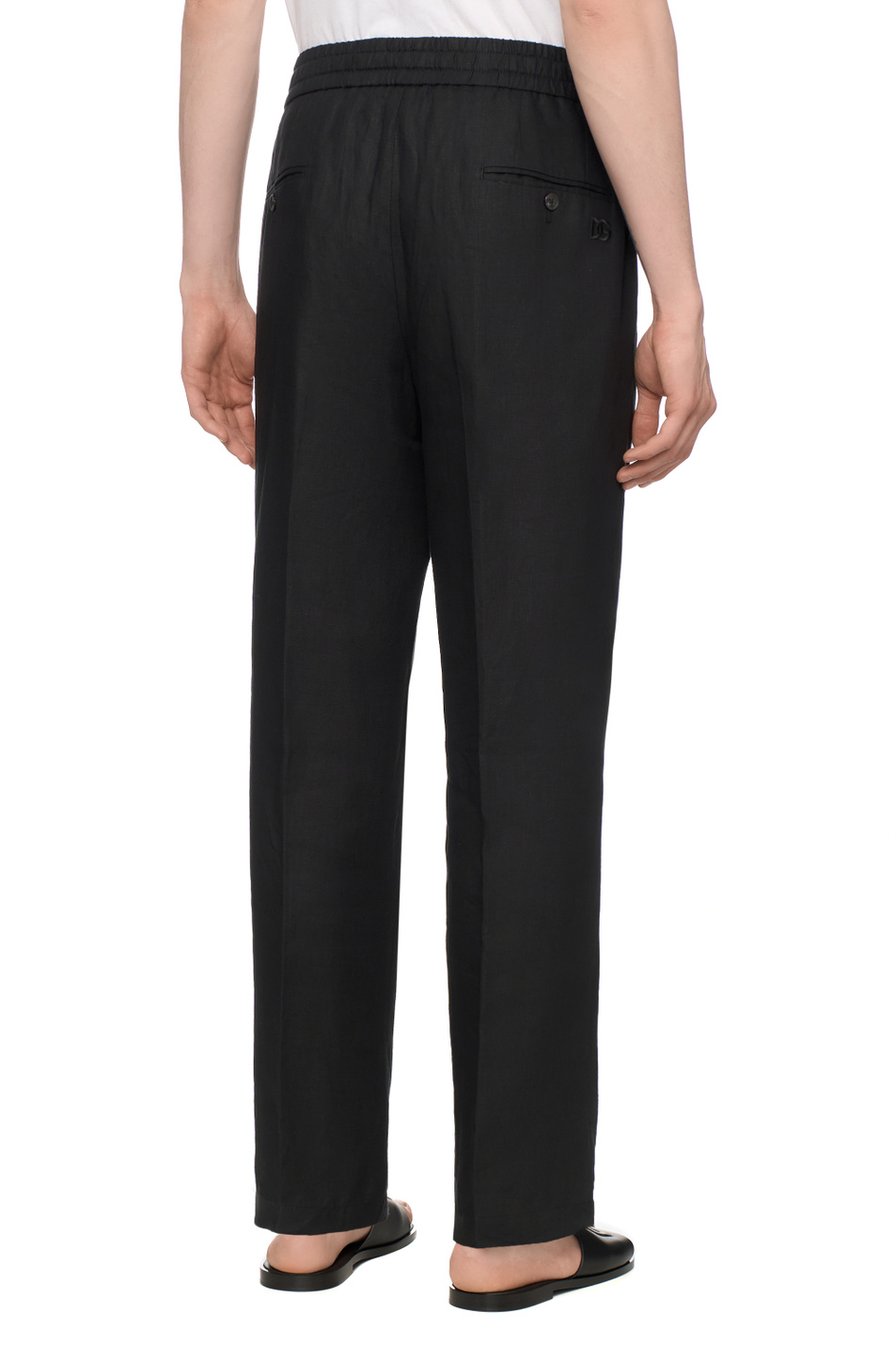 Мужской Dolce & Gabbana Брюки из льна с кулиской (цвет ), артикул GP12RZ-FU4JB | Фото 4