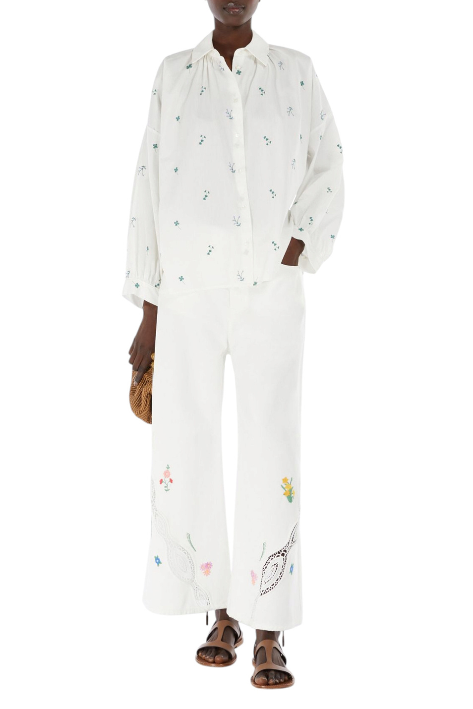 Женский Weekend Max Mara Джинсы LORD с вышивкой (цвет ), артикул 2515131022 | Фото 2