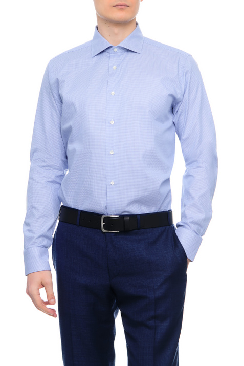 Canali Рубашка из натурального хлопка с узором ( цвет), артикул 7C3GD01046 | Фото 1