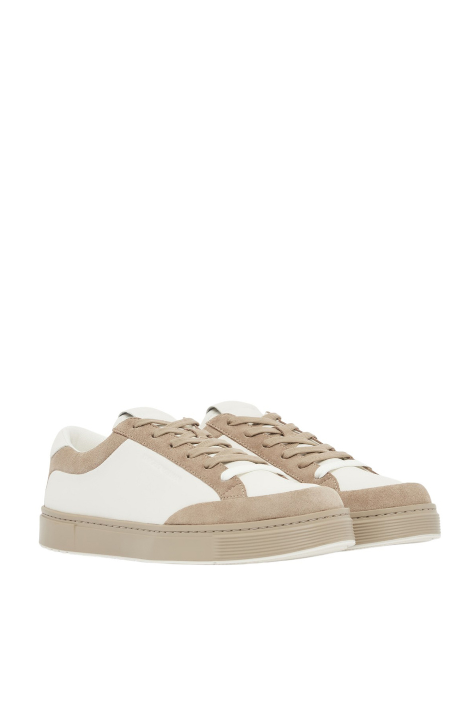 Мужской Emporio Armani Кеды из натуральной кожи и замши (цвет ), артикул EM004784-AF23198 | Фото 2