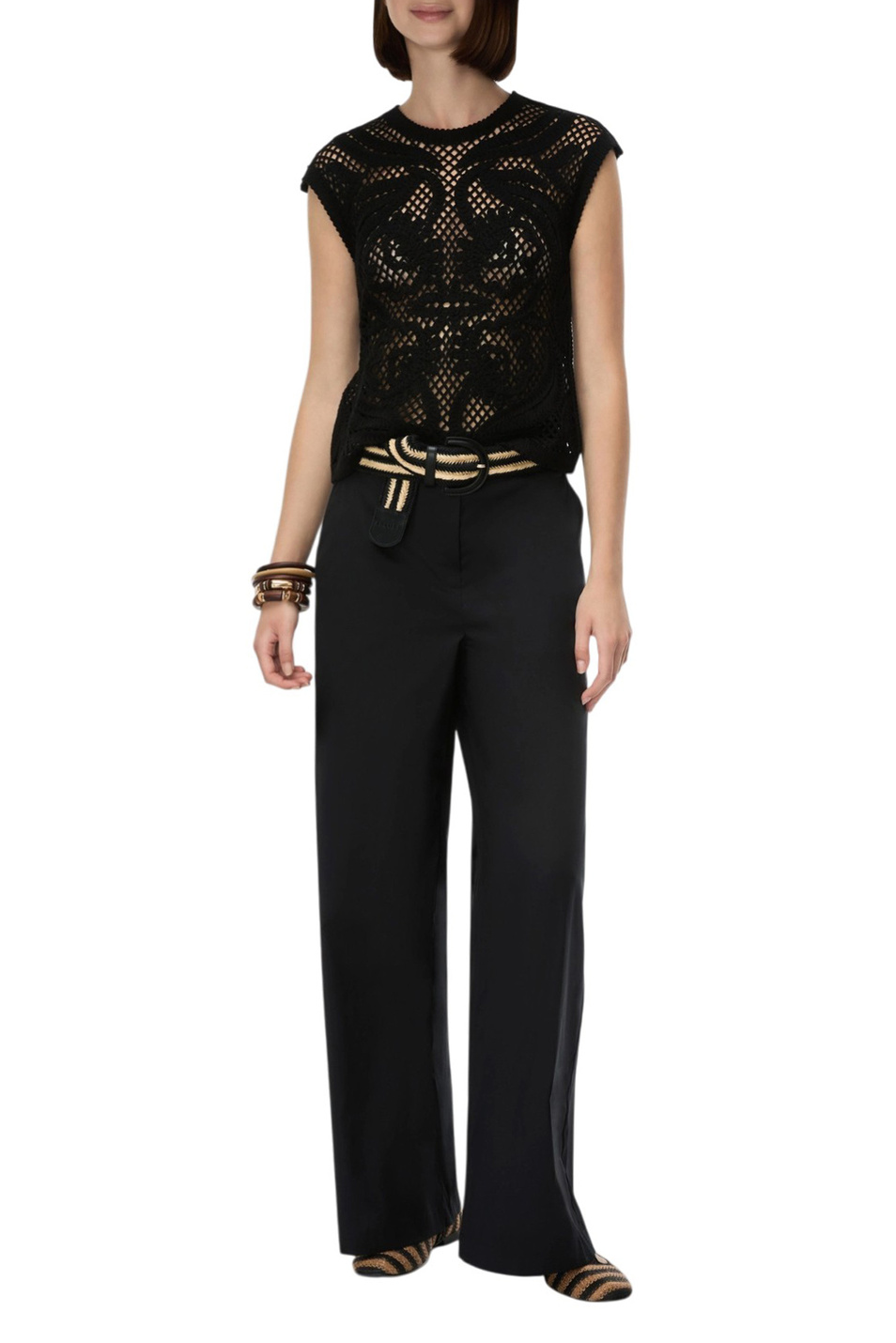 Женский iBLUES Топ IBLCORTO из хлопка (цвет ), артикул 2617941022 | Фото 2