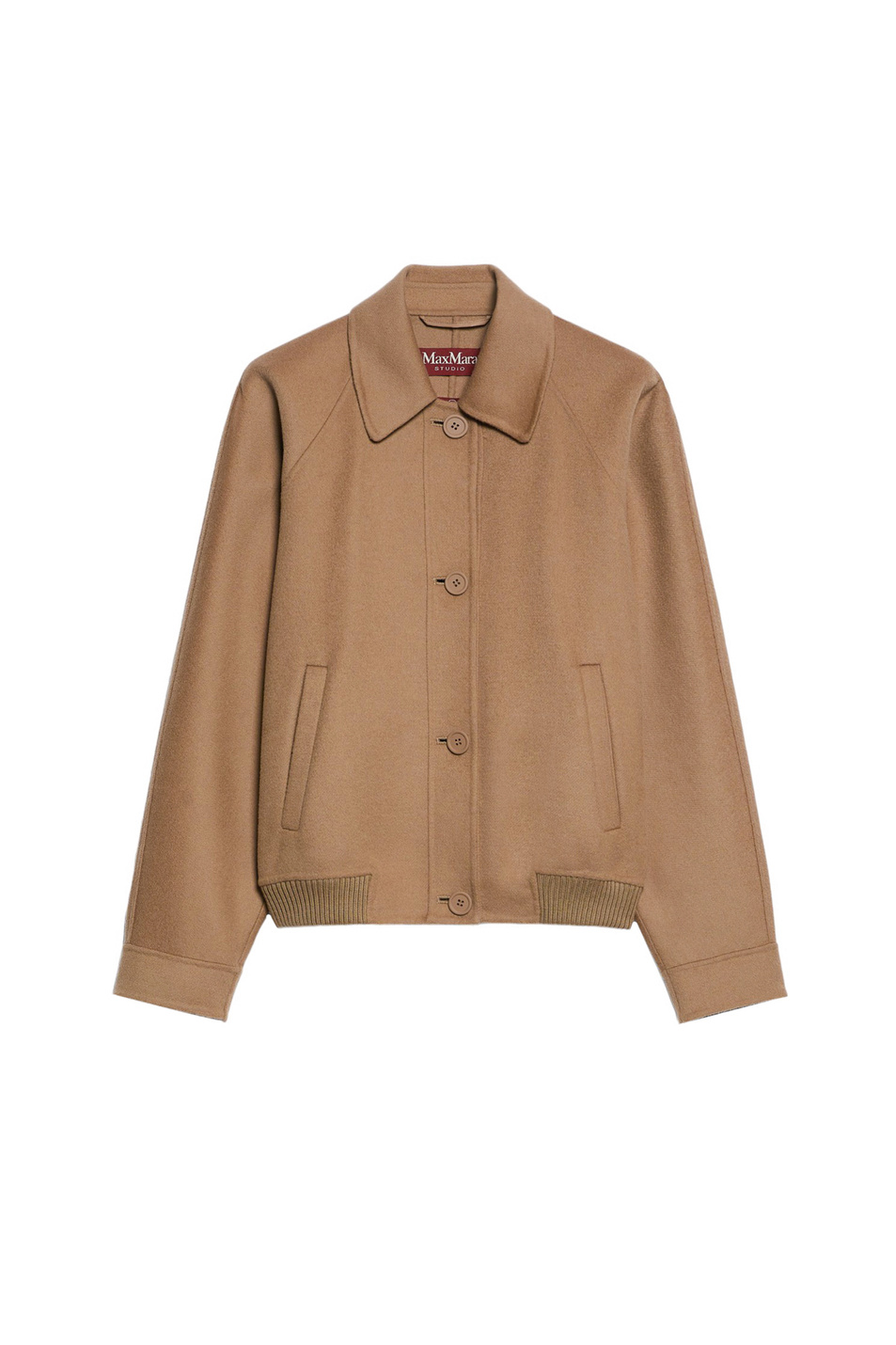 Женский Max Mara Куртка-бомбер BACO из шерсти, кашемира и шелка (цвет ), артикул 2426086011 | Фото 1