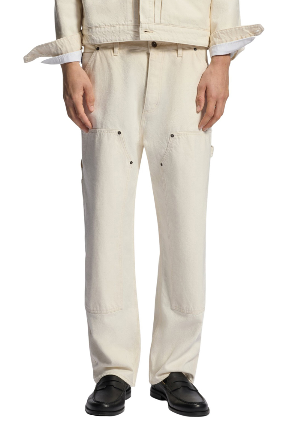 Мужской HUGO Джинсы Carpenter из хлопка (цвет ), артикул 50555981 | Фото 3