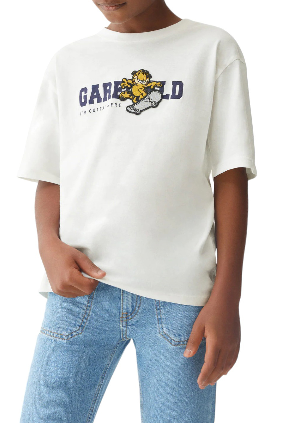 Мальчикам Mango Kids Футболка GSKATE из натурального хлопка (цвет ), артикул 57095969 | Фото 4