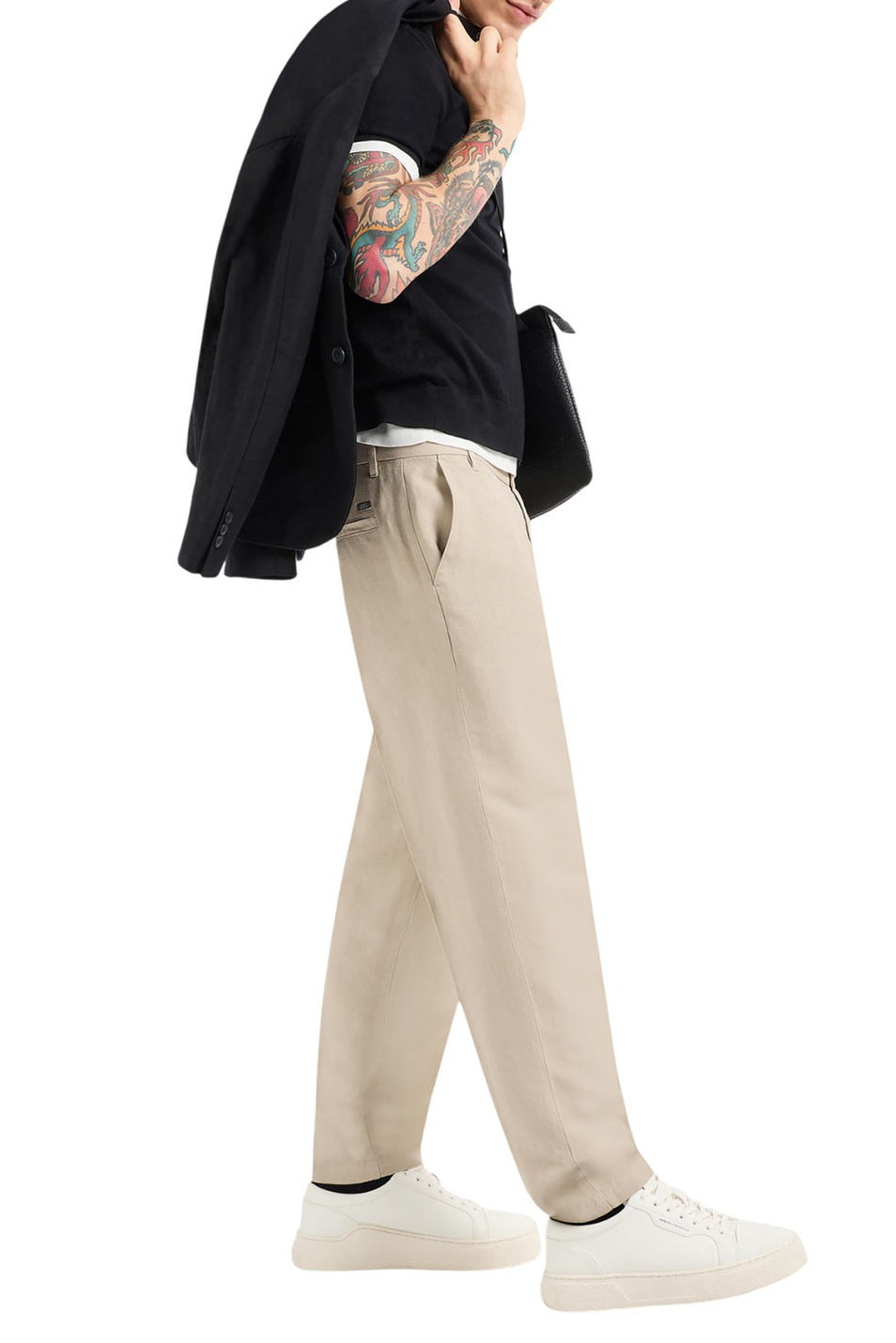 Мужской Armani Exchange Брюки из смесового льна (цвет ), артикул 8NZP15-ZNFNZ | Фото 2