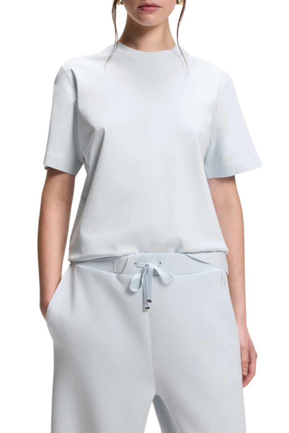 Женский BOSS Футболка Eharpa из хлопка (цвет ), артикул 50552064 | Фото 3