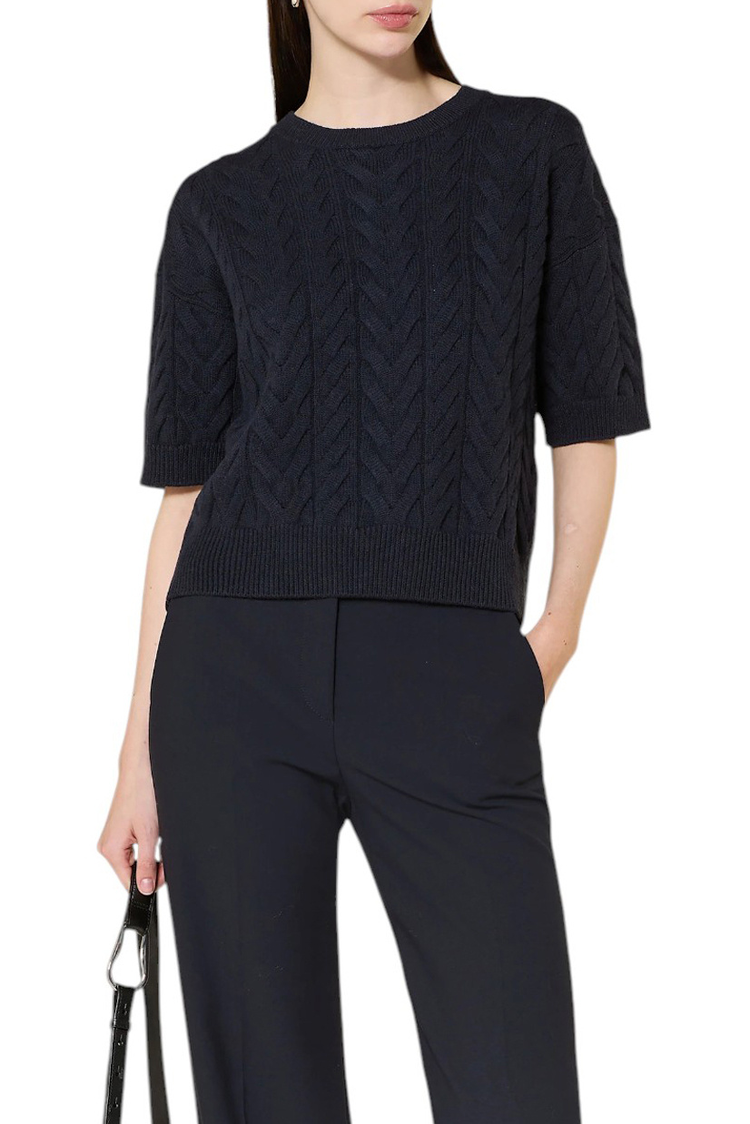 Женский Max Mara Джемпер DOMINUS из шерсти (цвет ), артикул 2529366111 | Фото 4
