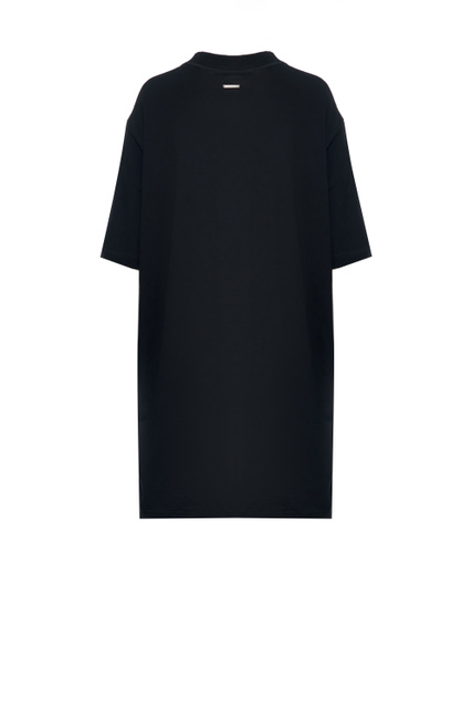 Платье с металлическим лого на спинке|Основной цвет:Черный|Артикул:S7A611580 | Фото 2