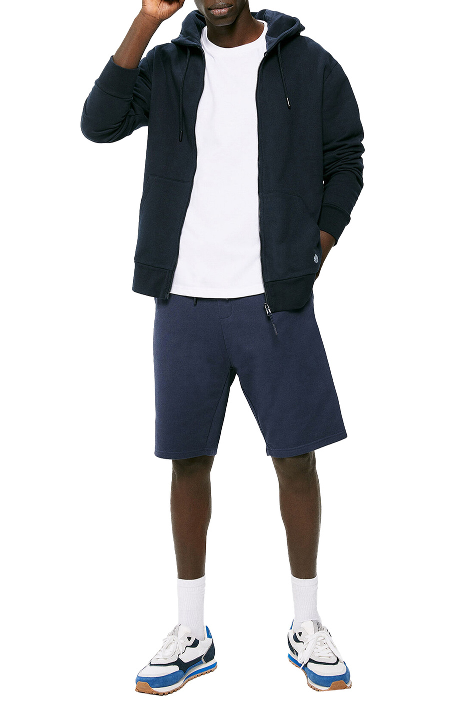 Базовые шорты-бермуды|Основной цвет:Синий Мужской Springfield Базовые шорты-бермуды (цвет ), артикул 0225093 | Фото 2