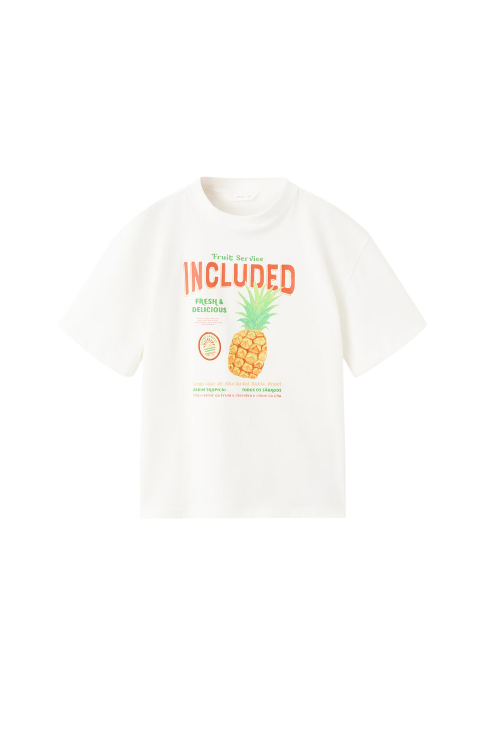 Мальчикам Mango Kids Футболка из хлопка с принтом (цвет ), артикул 27007925 | Фото 1