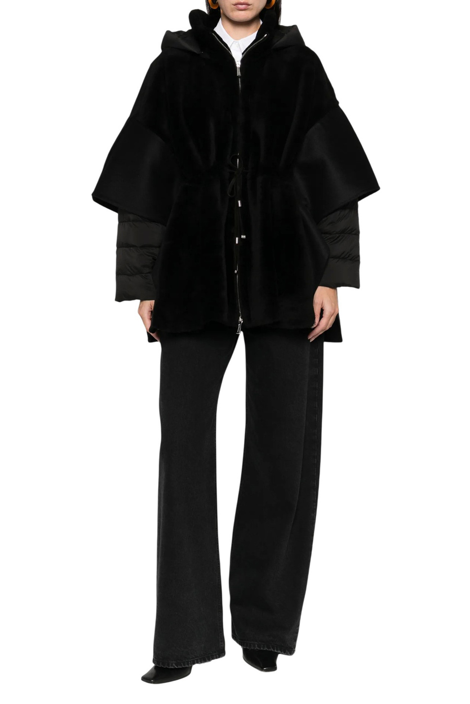 Женский MooRER Полупальто RAJA-MCW со съемными рукавами (цвет ), артикул MODGI101083-TEPAQ18-RAJA- | Фото 2