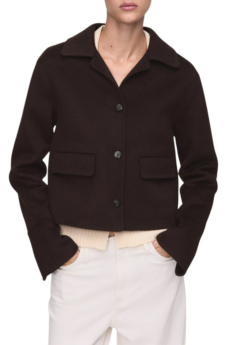 Женский Mango Куртка ALEX из смесовой шерсти (цвет ), артикул 17035790 | Фото 3