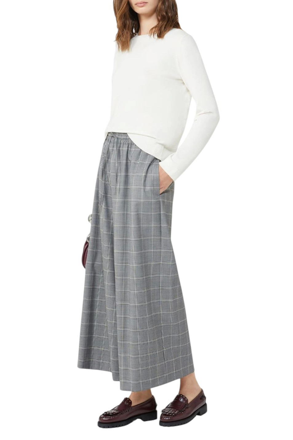Женский Weekend Max Mara Джемпер SICILIA из шелка и шерсти (цвет ), артикул 2525366082 | Фото 3