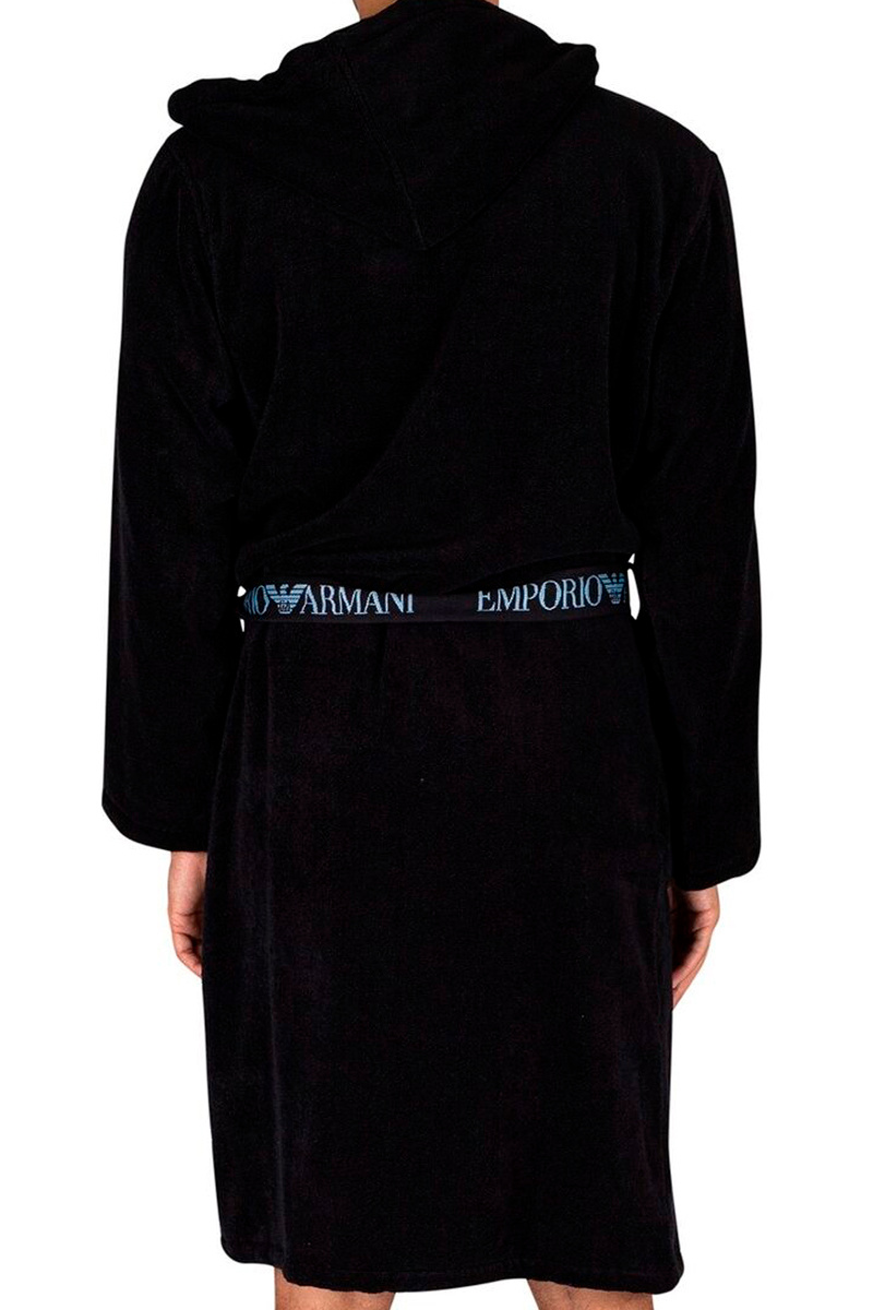 Мужской Emporio Armani Халат из натурального хлопка (цвет ), артикул 110799-2F591 | Фото 3