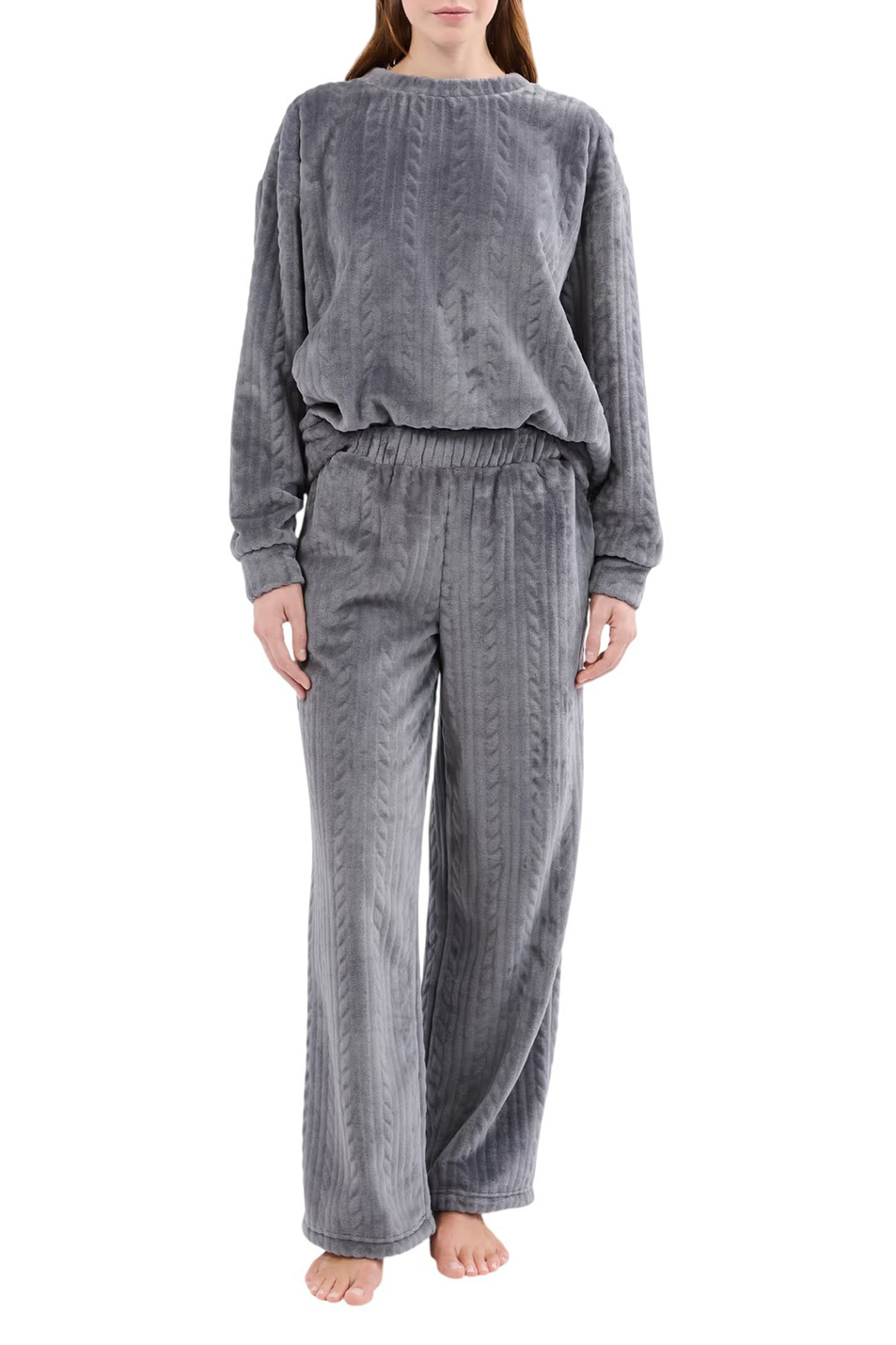 Женский Etam Свитшот MATILDA бархатный (цвет ), артикул 6556100 | Фото 2