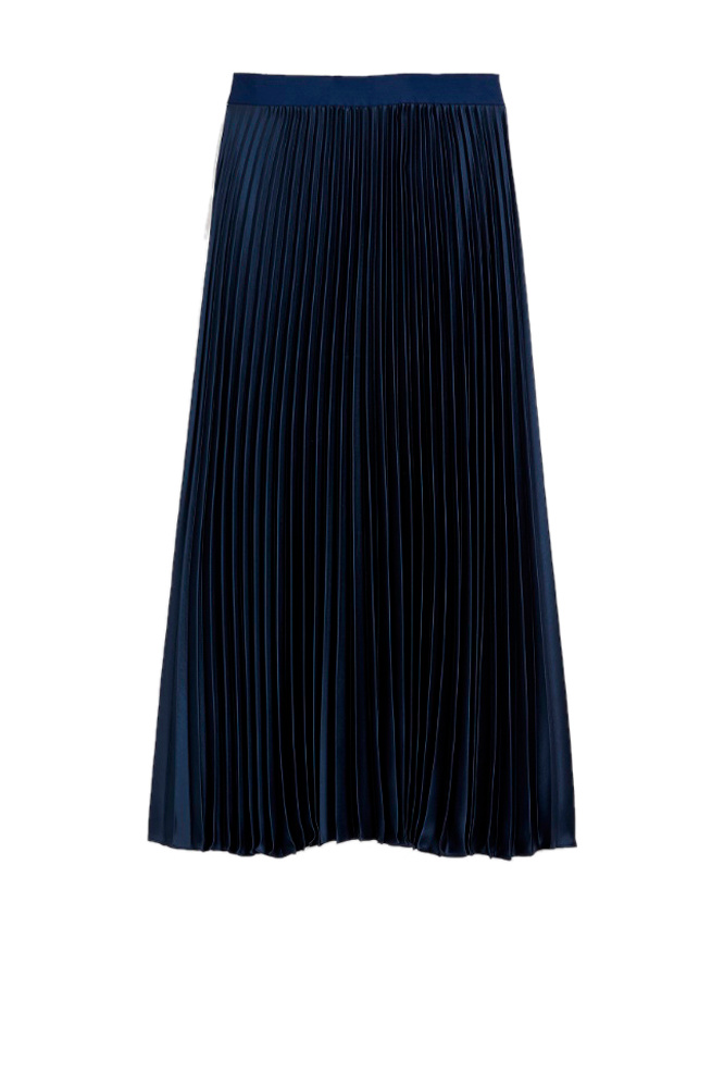 Weekend Max Mara Атласная юбка GAVINO со складками (цвет ), артикул 51060129 | Фото 1