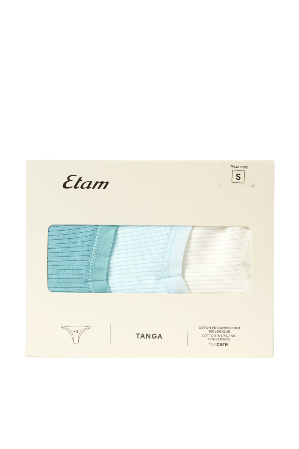 Женский Etam Трусы-стринги JOHN в комплекте из 3 шт (цвет ), артикул 6539634 | Фото 4