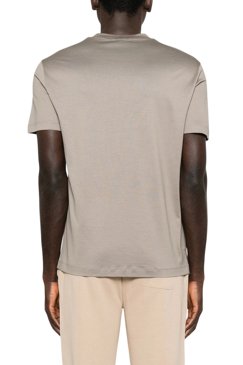 Мужской Emporio Armani Футболка однотонная (цвет ), артикул EM006691-AF10017 | Фото 5