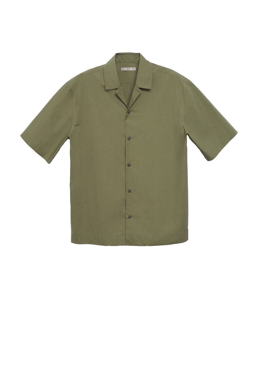 Рубашка MANISES из натурального хлопка|Основной цвет:Хаки|Артикул:17010088 | Фото 1