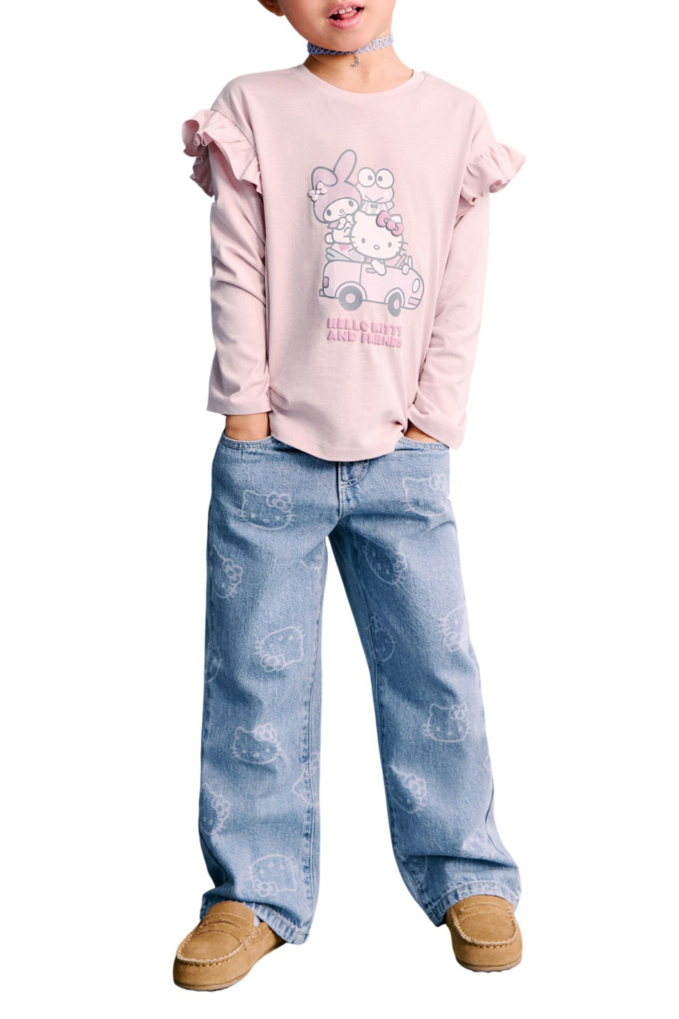 Девочкам Mango Kids Лонгслив HKCAR с оборками (цвет ), артикул 27001328 | Фото 3