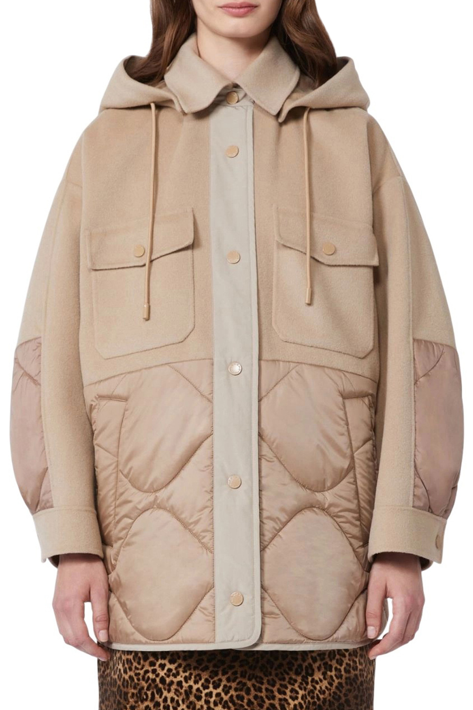 Женский Weekend Max Mara Куртка OSSOLA комбинированная (цвет ), артикул 2615481011 | Фото 3