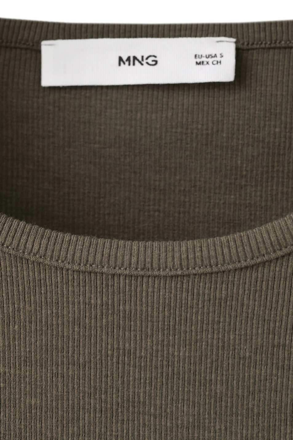 Женский Mango Топ BONI в рубчик (цвет ), артикул 27065830 | Фото 4