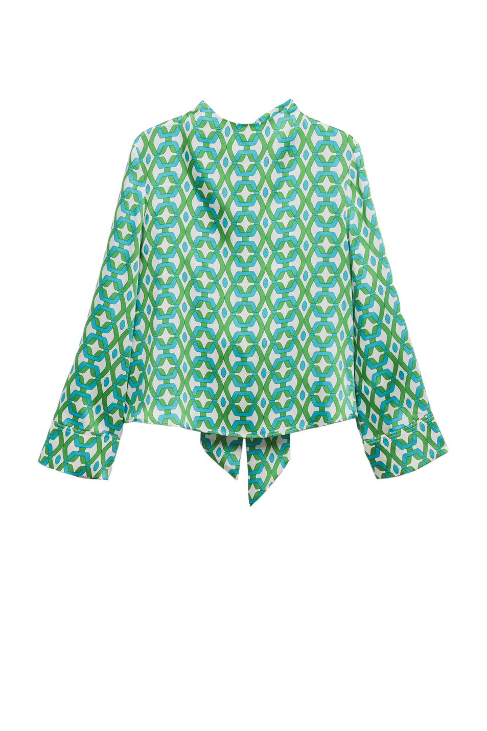 Женский Mango Блуза QUANT с геометрическим принтом (цвет ), артикул 17033790 | Фото 1