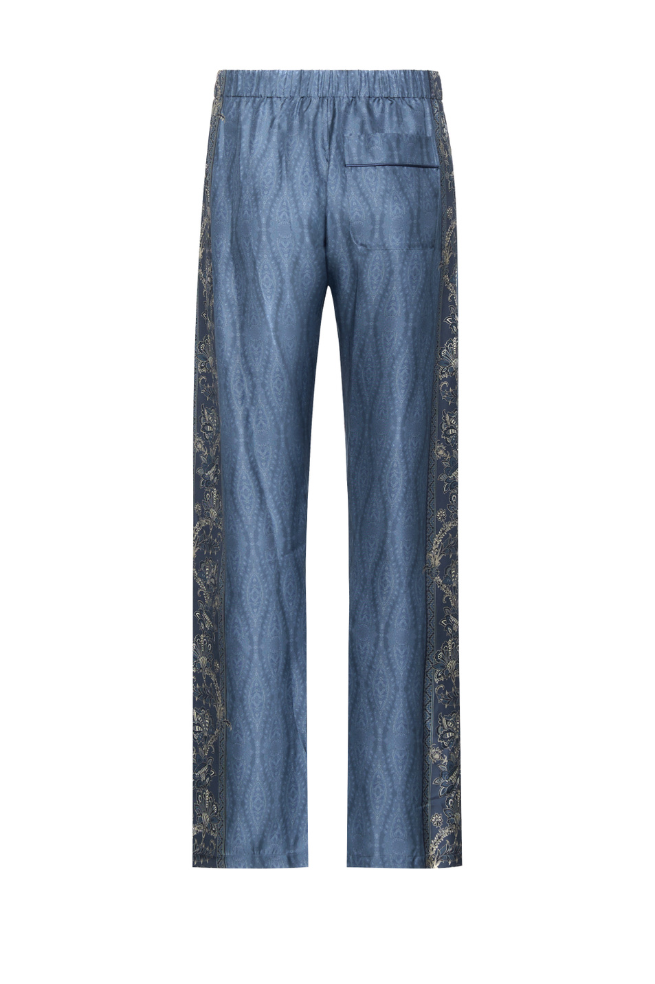 Брюки из шелка|Основной цвет:Синий Мужской Etro Брюки из шелка (цвет ), артикул MREA0006AK585X0883 | Фото 2