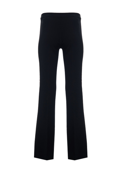 Расклешенные брюки с завышенной талией|Основной цвет:Черный|Артикул:A0331-0525 | Фото 2