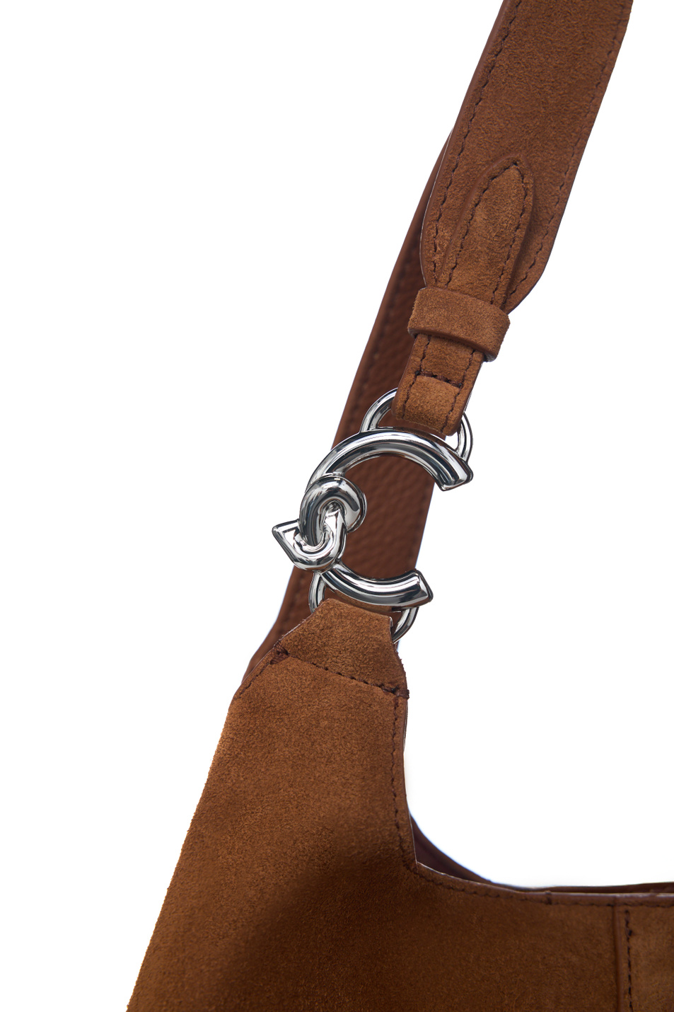 Женский Coccinelle Сумка C-EASY из натуральной замши (цвет ), артикул E1THE110201 | Фото 6